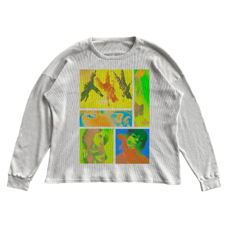 Billie Eilish - Birds Of A Feather Collage Thermal Long Sleeve