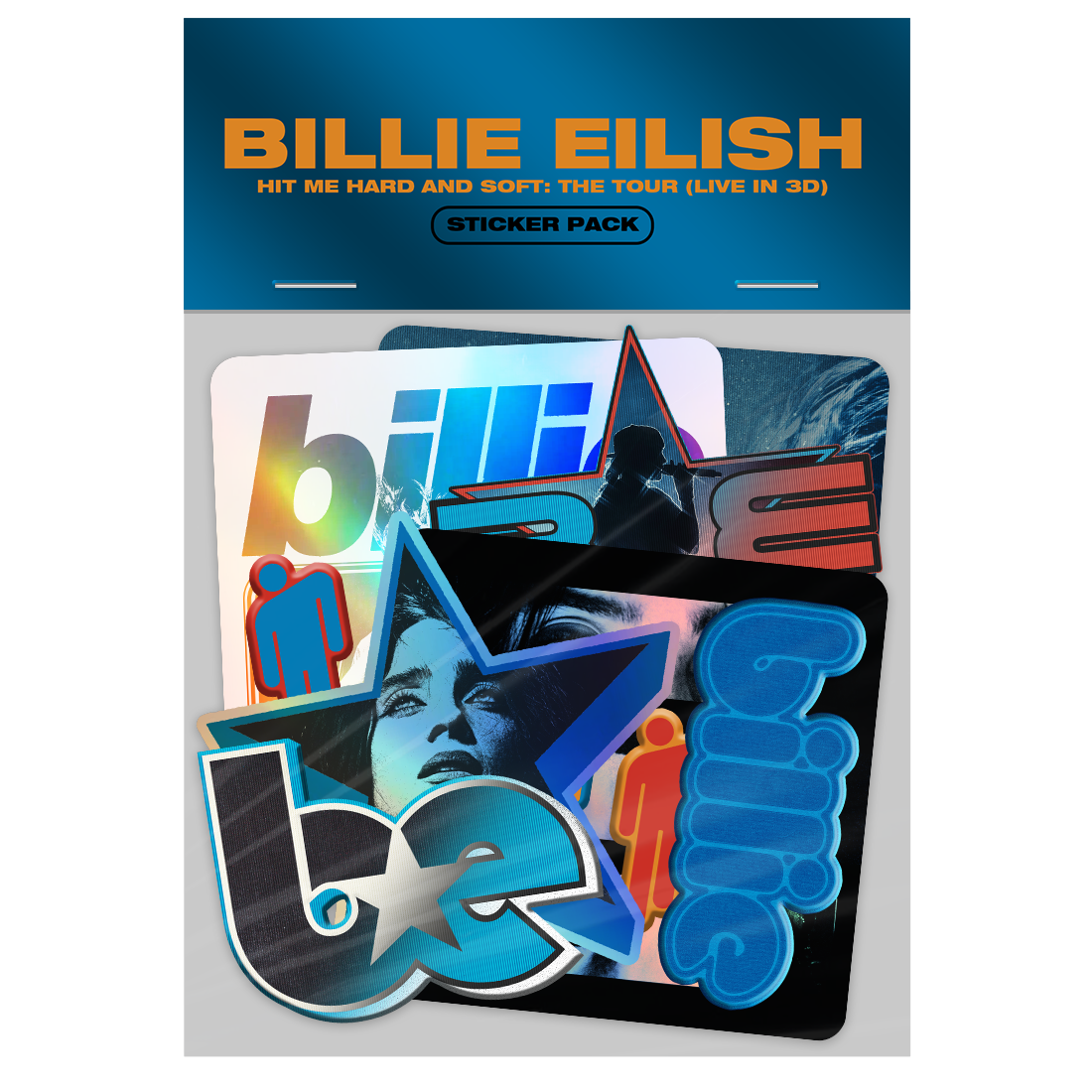 Billie Eilish - Live in 3D Sticker Pack