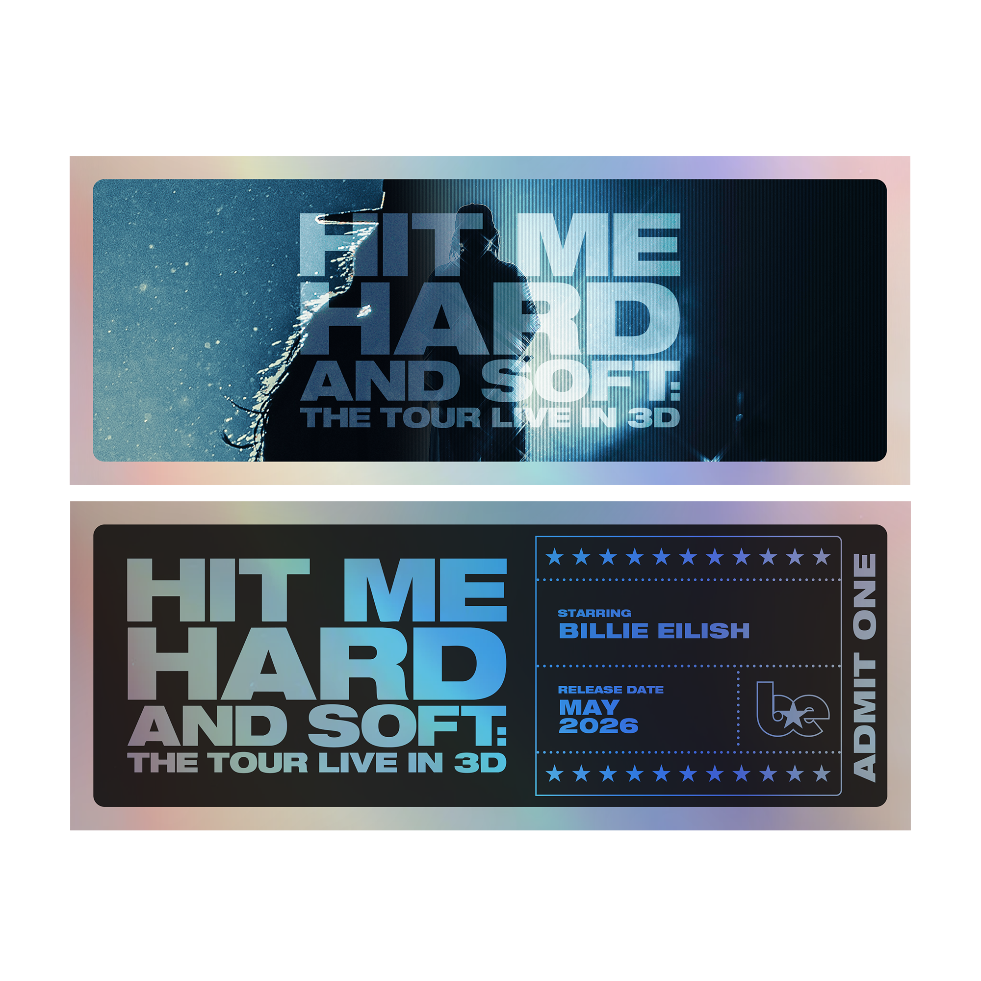 Billie Eilish - Live in 3D Commemorative Movie Ticket