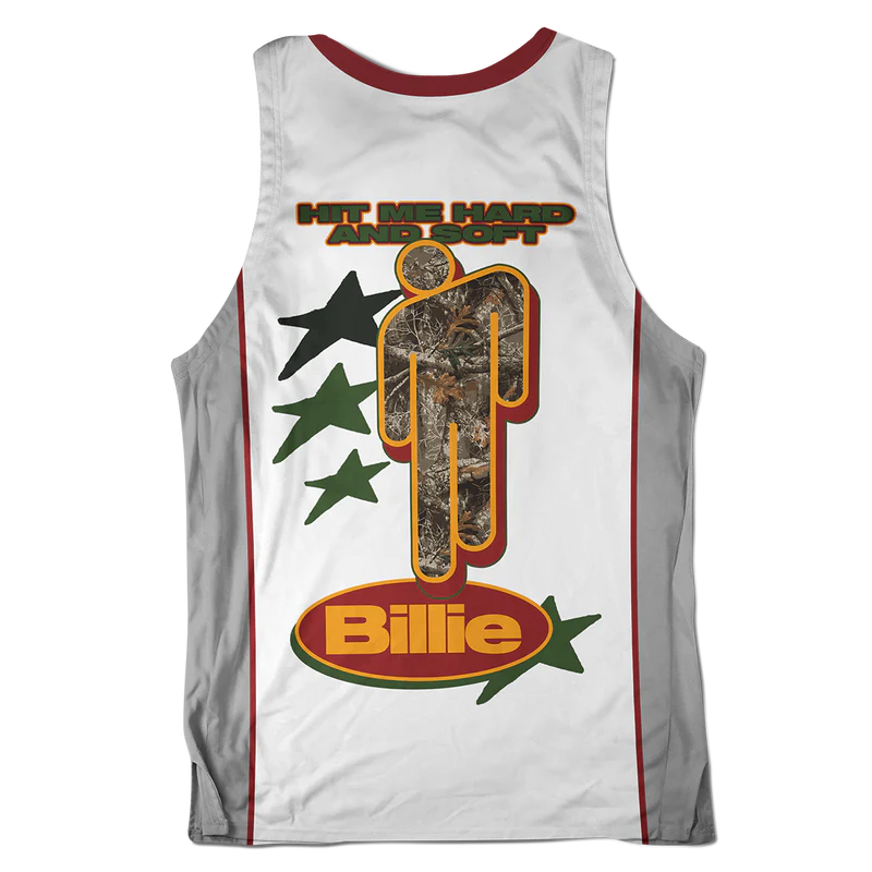Billie Eilish - Camo Blohsh Basketball Jersey