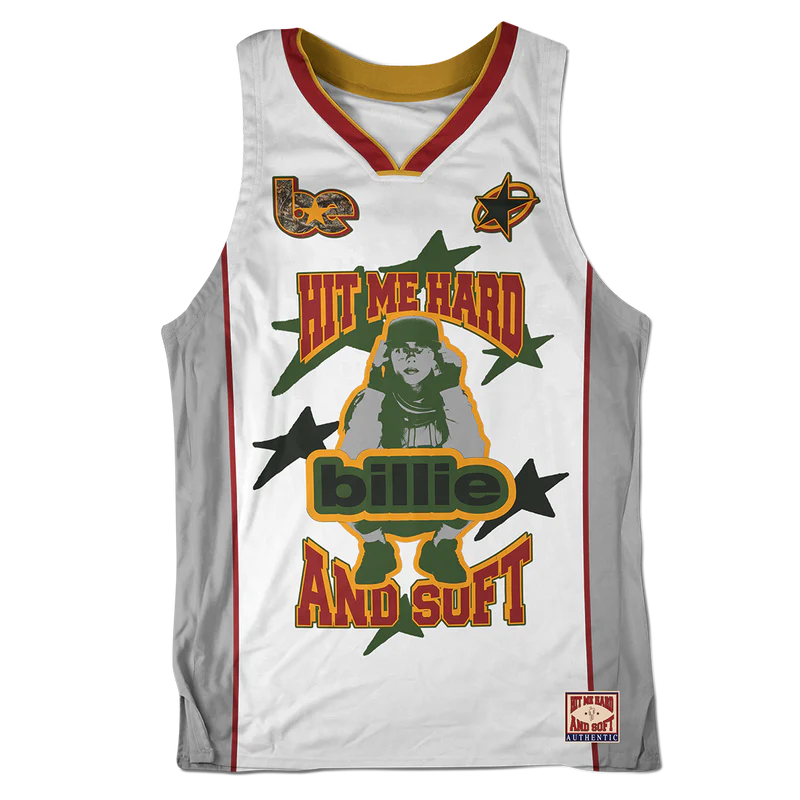 Billie Eilish - Camo Blohsh Basketball Jersey