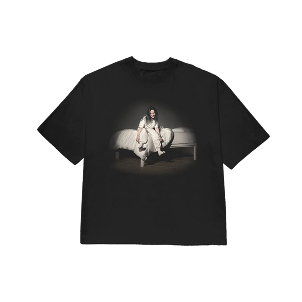 Billie Eilish - When We All Fall Asleep, Where Do We Go? Anniversary Tee In Black