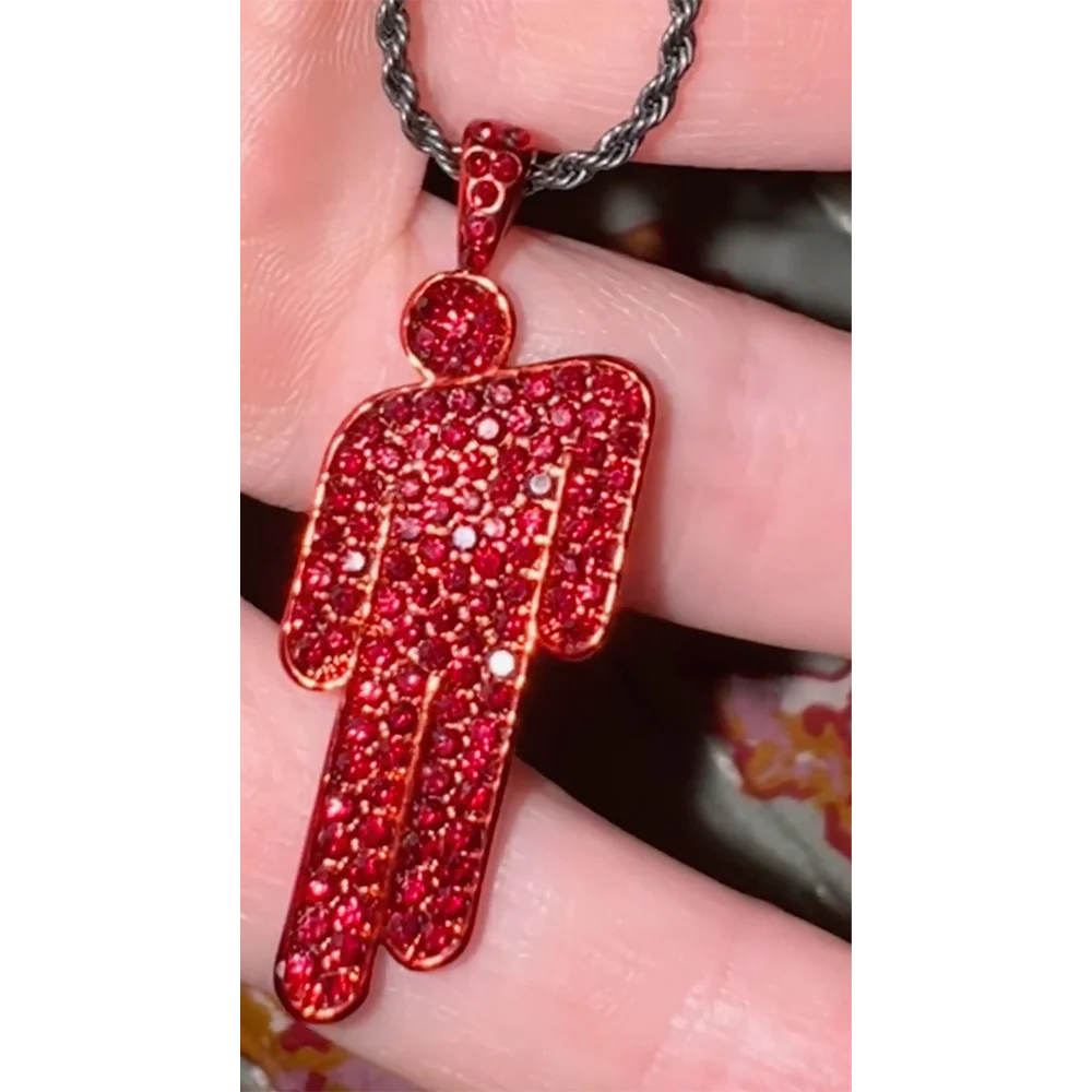 Billie Eilish - Red Blohsh Necklace