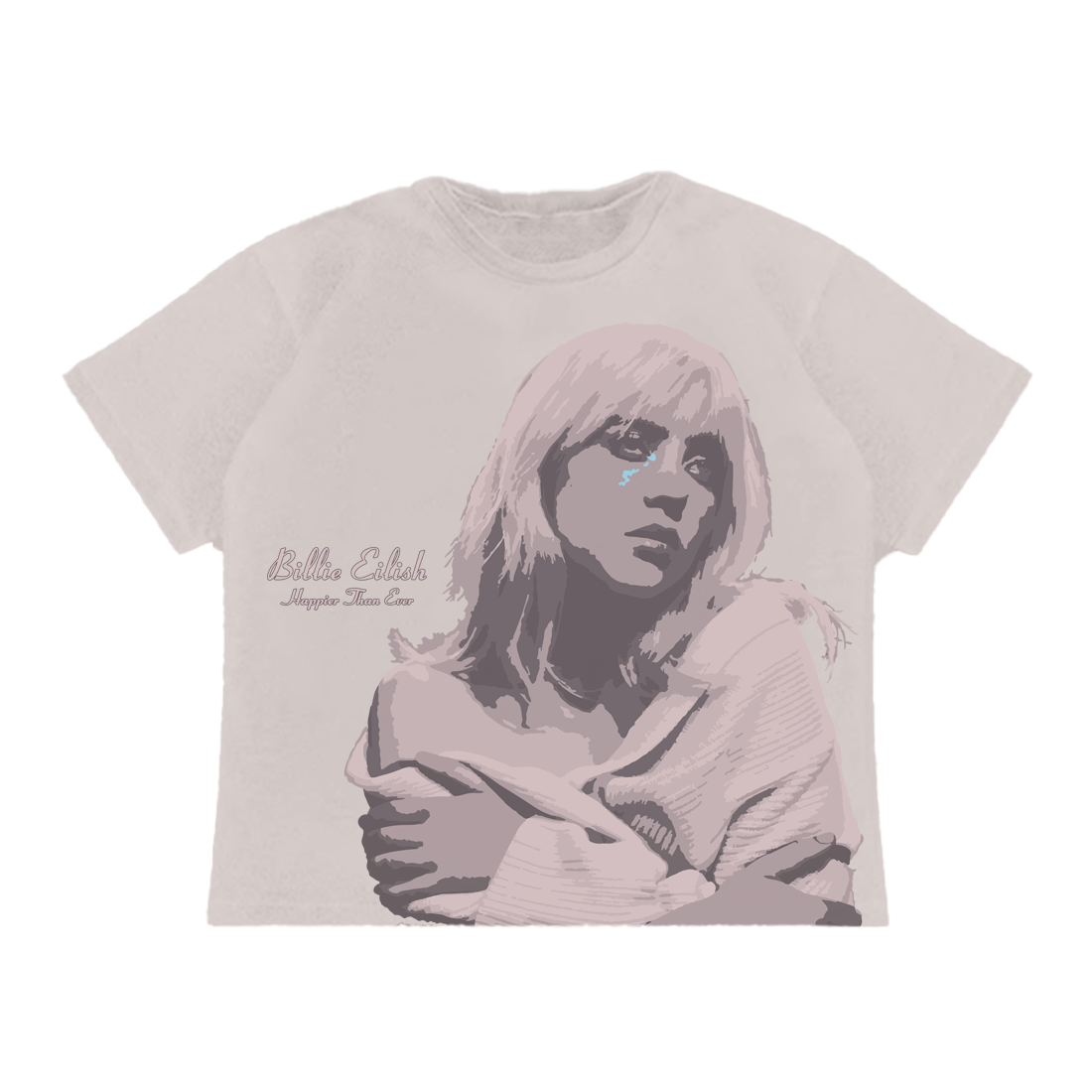 Billie Eilish - Rose Cover T-Shirt