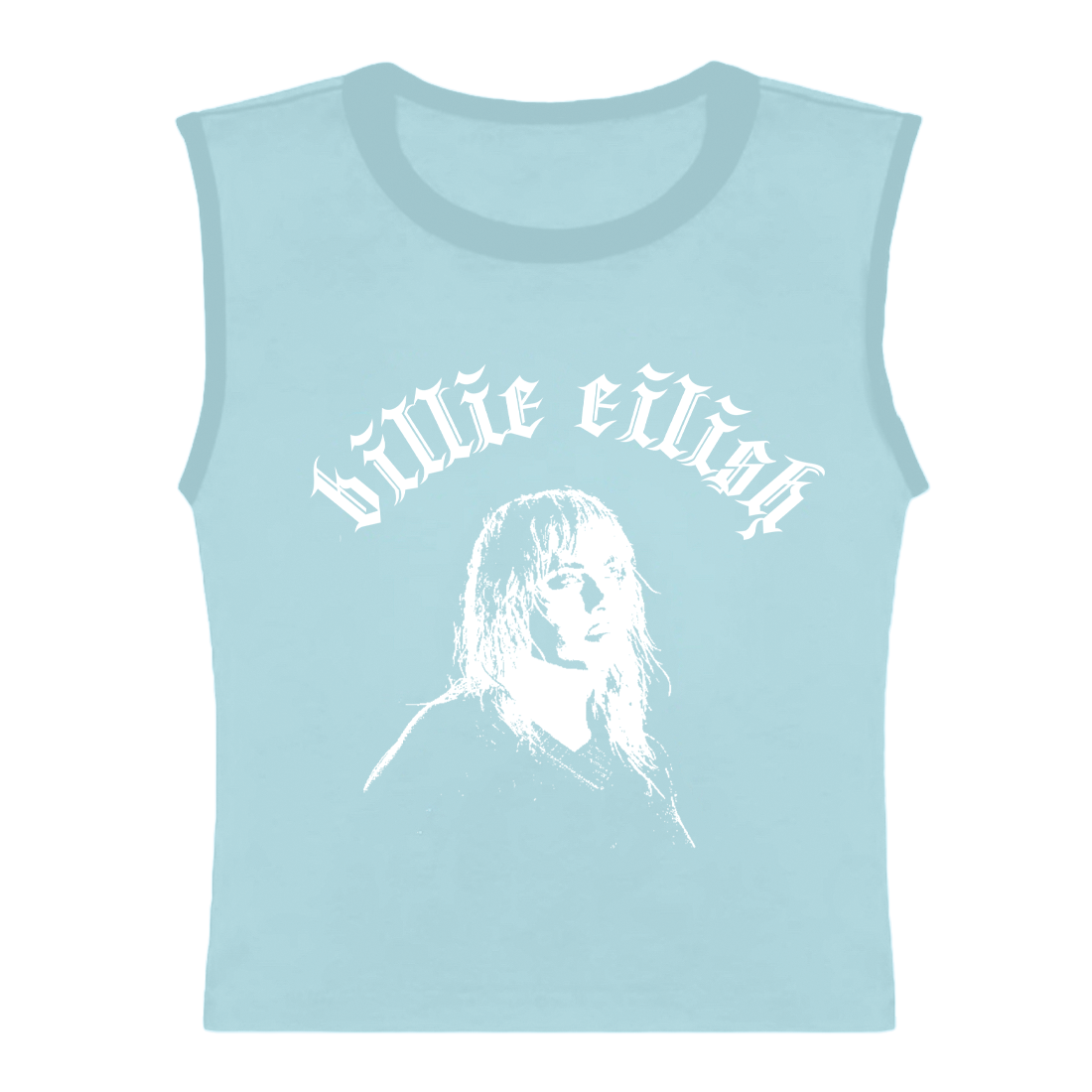 Billie Eilish - Portrait Blue Tank